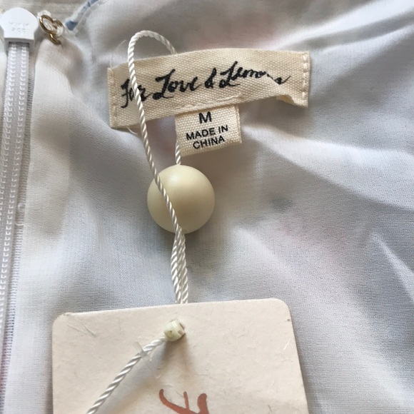 NWT For love & lemons Savannah Wrap Mini Dress - Picture 10 of 13